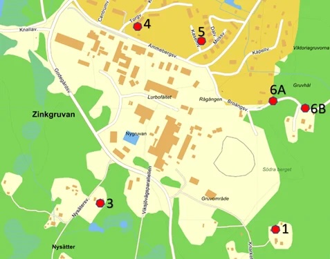 Karta över bullermätningar