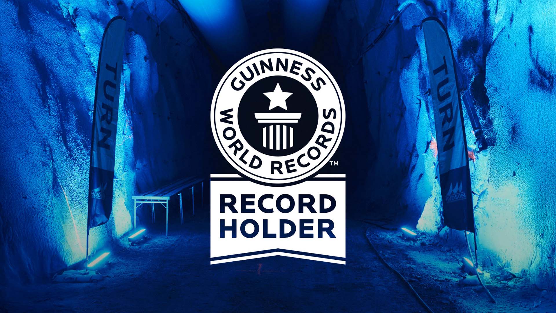 Två världsrekord sattes vid världens djupaste maraton