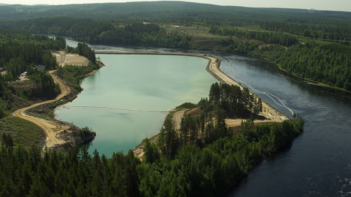 The Långdal dam