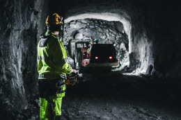 Garpenberg, Loading and transport, mine automation 