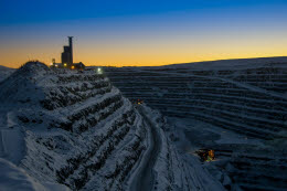 Aitik open pit mine