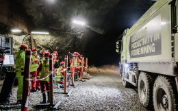 Boliden's Kristineberg mine, Volvo tests driverless truck 
