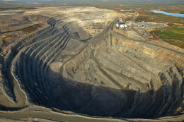 Aitik open pit mine