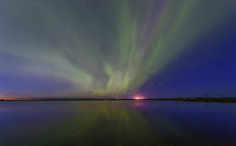 Kevitsa, Auroras on Vajunen reservoir 