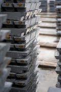 Lead ingots.